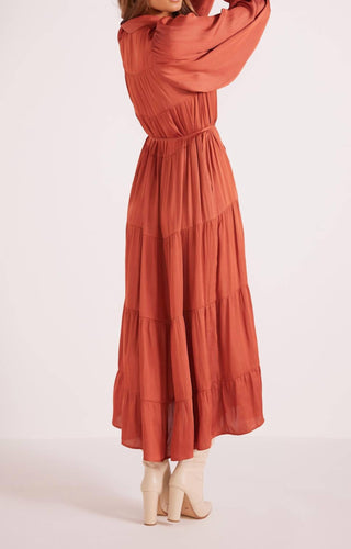 Minkpink - Vestido midi em camadas Hannah