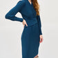 Joseph Ribkoff - Silky Knit Draped Wrap dress