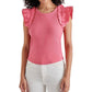 Steve Madden - Adela Rib Knit Top