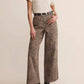 Z Supply - Marli Denim Leopard Pants