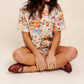 Line And Dot - Payton Button Up Top