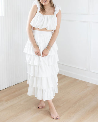 Entro - Crop Top & Skirt Set