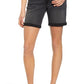 Wit & Wisdom AbSolution Roll Cuff Denim Shorts - Black