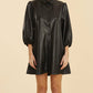 Dolce Cabo - Vegan Leather Tunic Dress