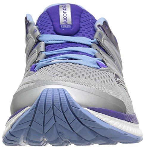 Tênis de corrida Saucony Hurricane ISO 4 feminino cinza/roxo