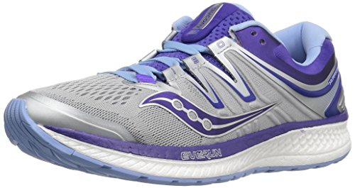 Tênis de corrida Saucony Hurricane ISO 4 feminino cinza/roxo