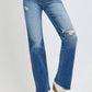 Risen - Geneva Tummy Control High Rise Straight Jeans