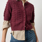 Lilla P - Short Sleeve Cardigan Sweater