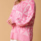 Double Take - Check Bow Sweater