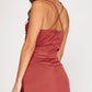She + Sky - Cowl Neck Ruched Dress