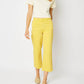 Judy Blue - High Waist Braided Waistband Wide Leg Crop Denim Jeans