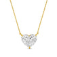 Diana M Jewels - Lab Grown Diamond Solitaire Pendant Heart Necklace