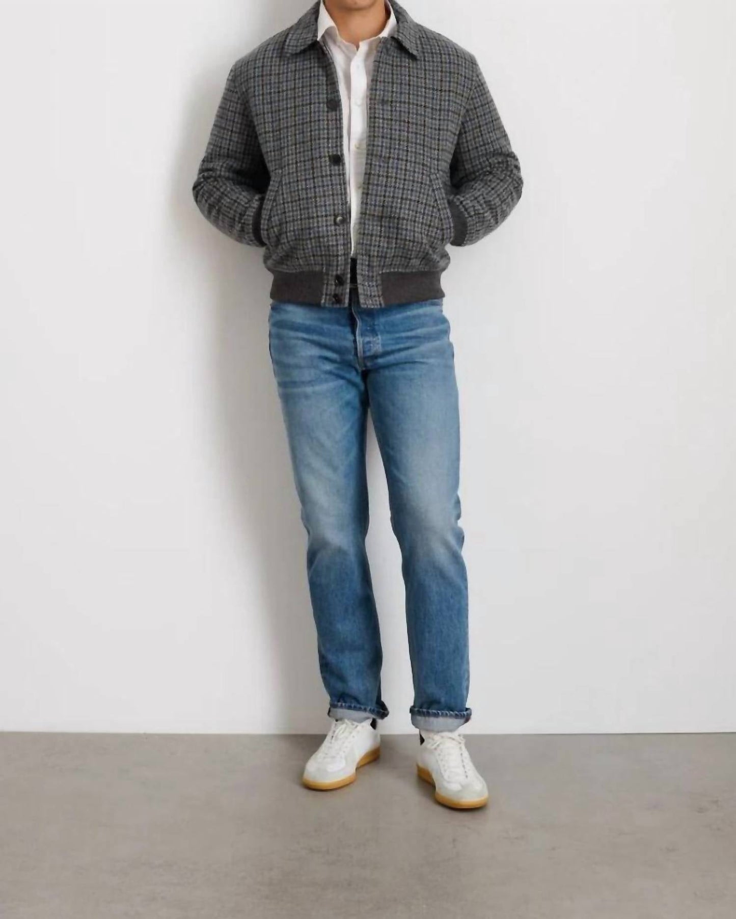 Alex Mill - Houndstooth Bomber