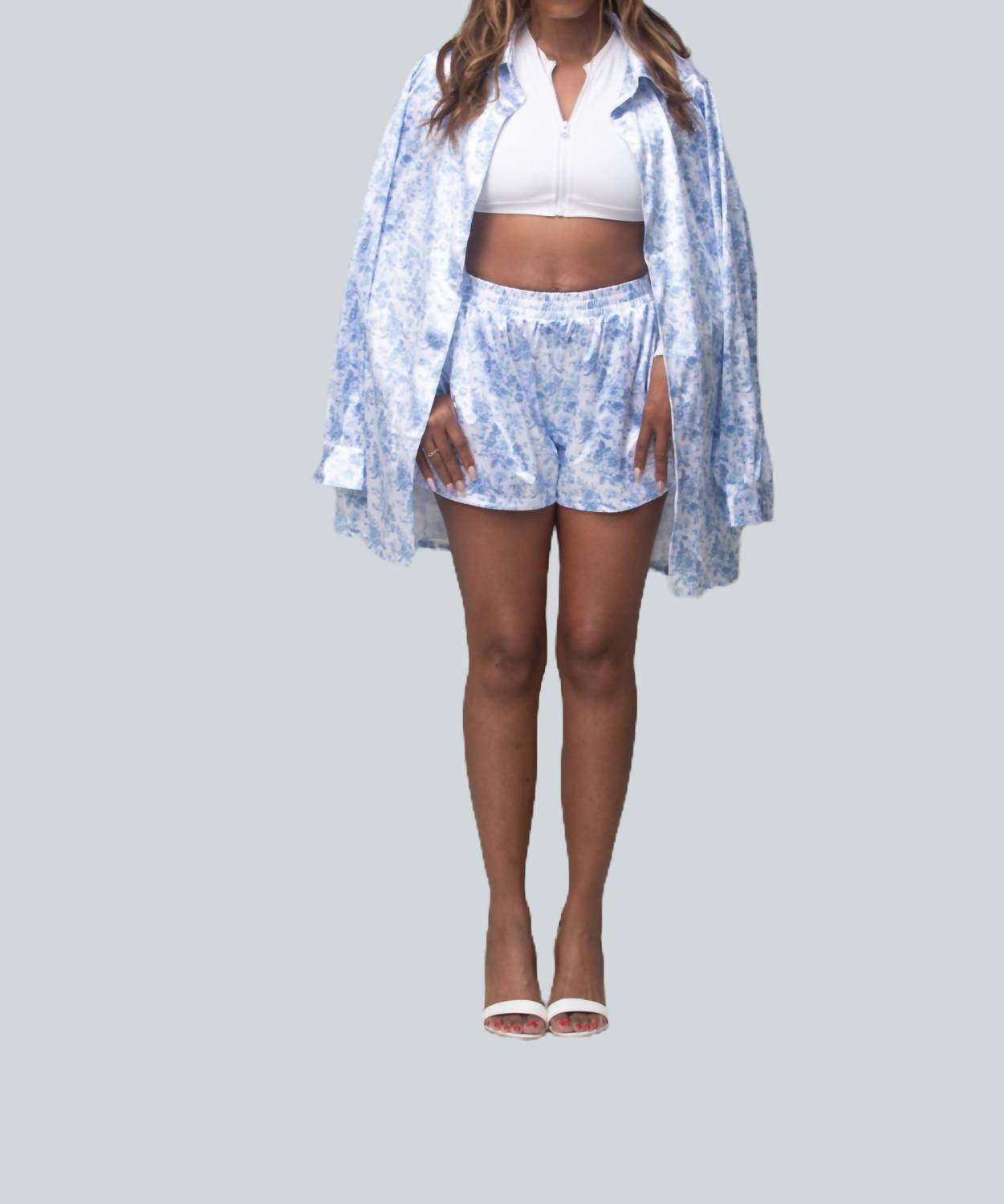 Porshia By Porshia Banks - Melanie Cover Up Beach Shirt