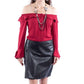 Scully - Lamb Leather Skirt