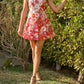 Ina - 3d Floral Embroidered Mini Dress
