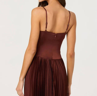 Astr - Elyssa Satin Maxi Dress