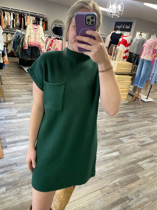 Entro - Ribbed Sweater Dress