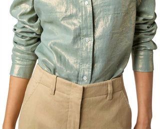 Ann Mashburn - Safari Foil Printed Shirt