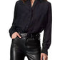 Rag & Bone - Lila Burnout Velvet Long-sleeve Shirt