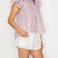 Meet Me In Santorini - Spring Bloom Meadow Top