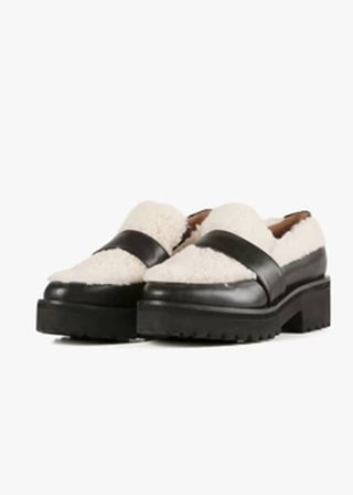 All Black - Mocassim Sherpa Feminino