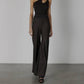 Enza Costa - Stretch Silk Knit Assym Strappy Tank