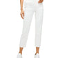7 For All Mankind - High Waist Cropped Straight Jeans