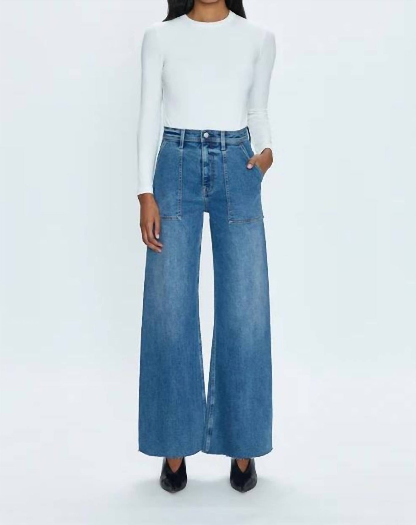 Pistola - Penny High Rise Wide Jean