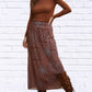 Diva Usa - Boho Patchwork Printed Maxi Skirt