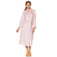 Robe de pelúcia clássico macio e aconchegante, rosa claro, tamanho médio/grande, da Home Shopping Network