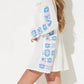 Ocean Drive - Crochet Square Insert Button Up Cover Up