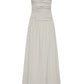 St. Agni - Gathered Strapless Tie Back Dress