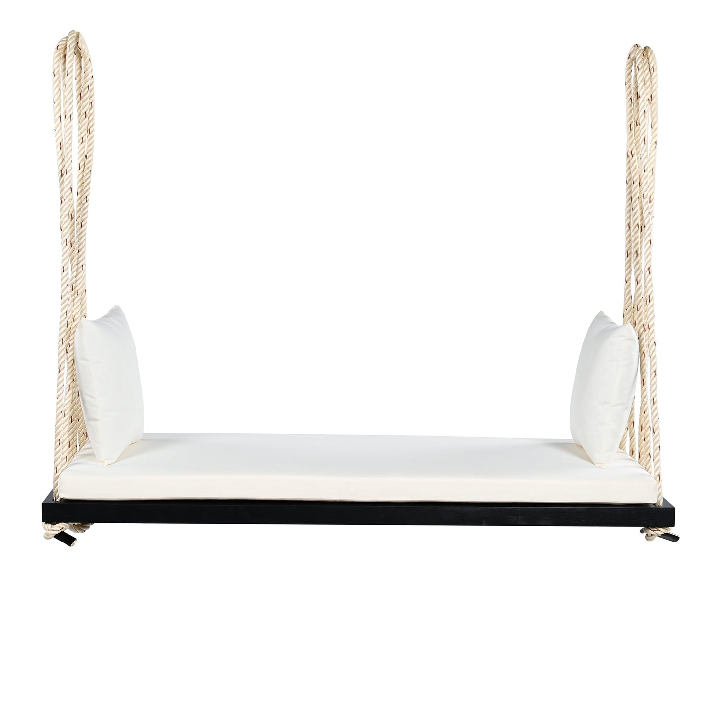 Patio Wooden Swing Chair Hanging Porch Swing Bench