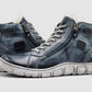 Kcr Group - Men's Original Thick-Wool Lined Zip-Up Leather Boots