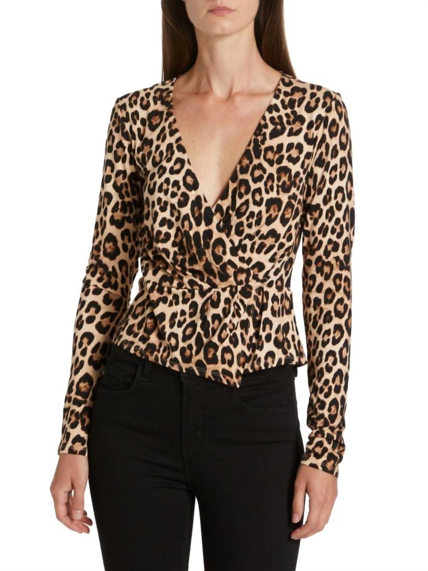 Good American - GOOD TOUCH WRAP TOP