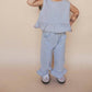 Axel & Rose - Girl's Denim Ruffle Top