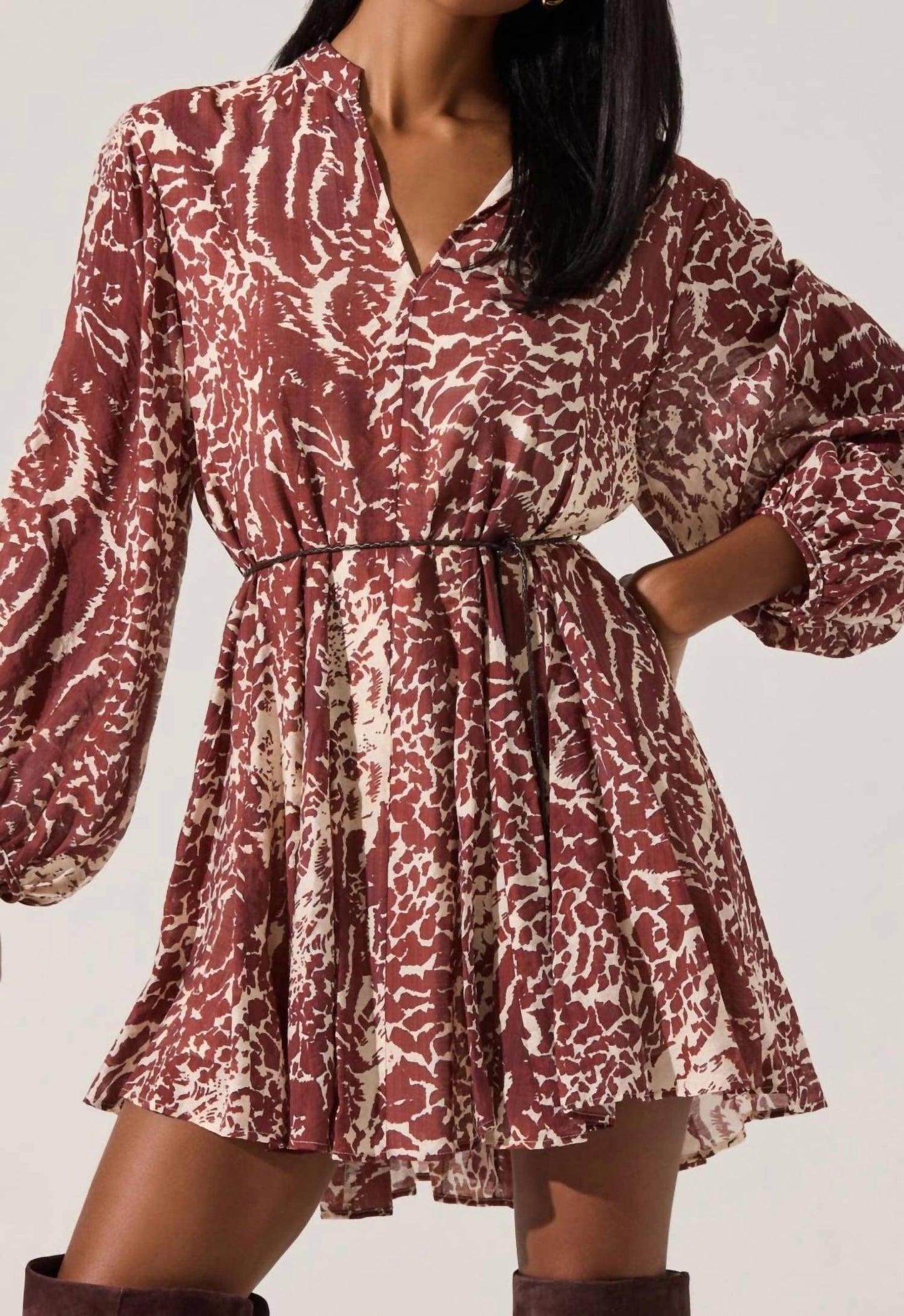 Astr - Marisela Printed Mini Dress