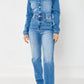 Judy Blue - High Waisted Long Sleeve Slim Jumpsuit