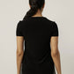 Joseph Ribkoff - Short Sleeve Rounded Hem T-shirt