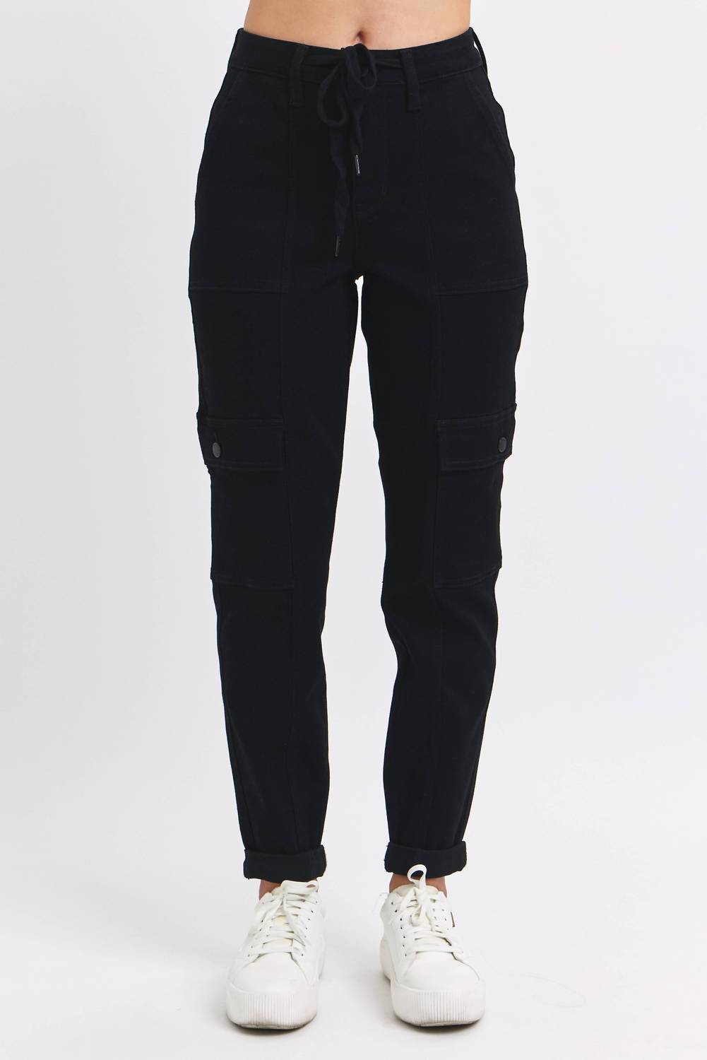 Judy Blue - High Waist Cargo Cuffed Jogger