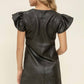 Voy - Faux Leather Mini Dress