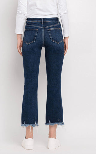 Vervet By Flying Monkey - Calça Jeans Flare com Cós Cruzado e Cintura Alta