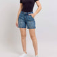 Judy Blue - High Waist Utility Mid Length Denim Short