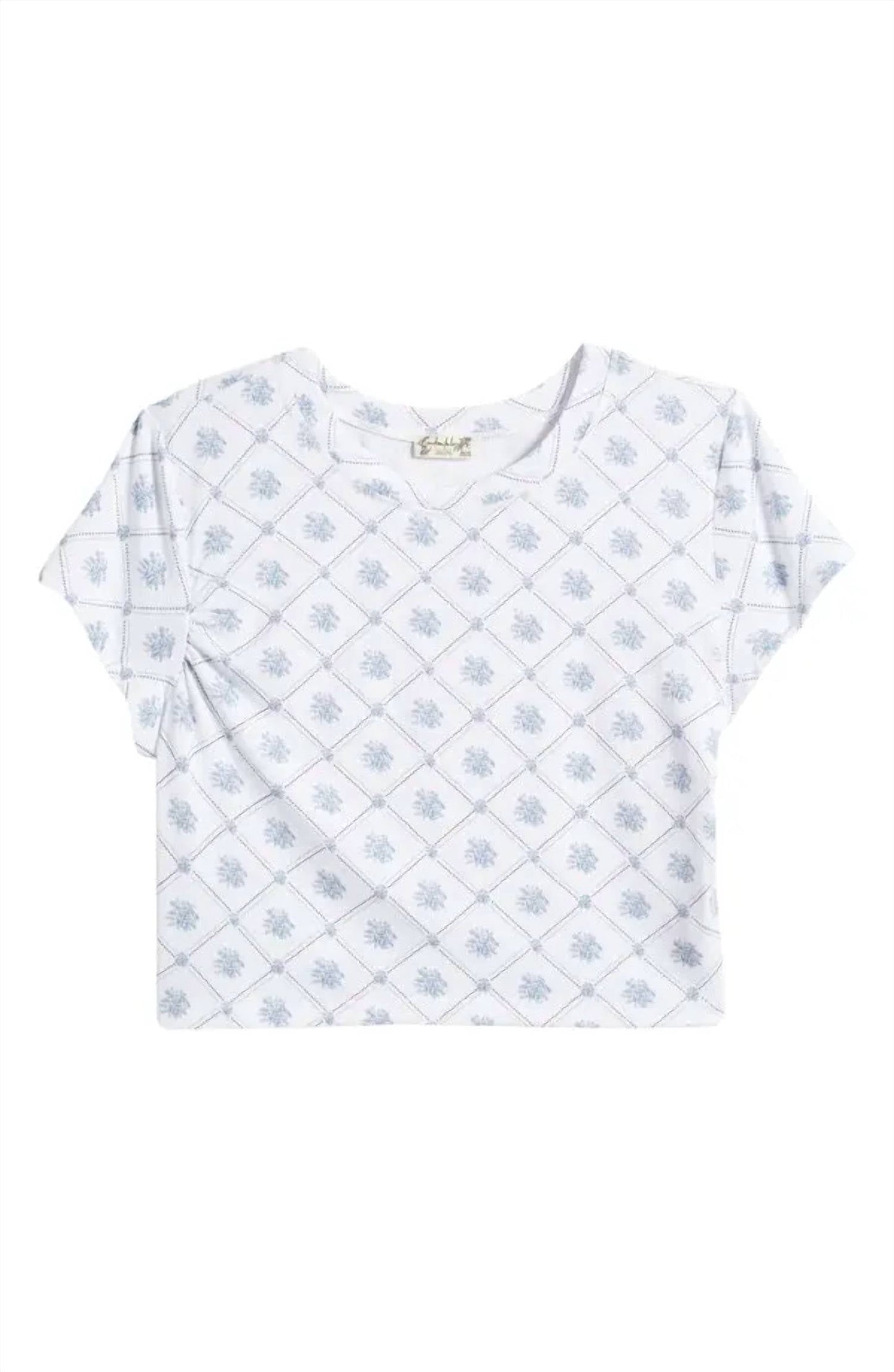 Free People - Camiseta Floral para Bebê