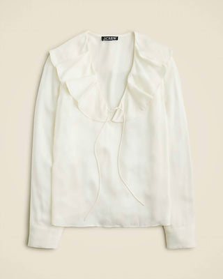 J.Crew - Top Goldie Feminino em Cetim