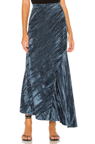 Free People - Crushed Velvet Slip Maxi Skirt