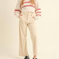 Miou Muse - Mixed Corduroy With Pocket Pants