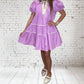Entro - Women's Pintuck Bubble Dress
