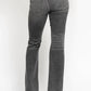 Judy Blue - Full Size Midi Rise Tummy Control Release Hem Flare Jeans